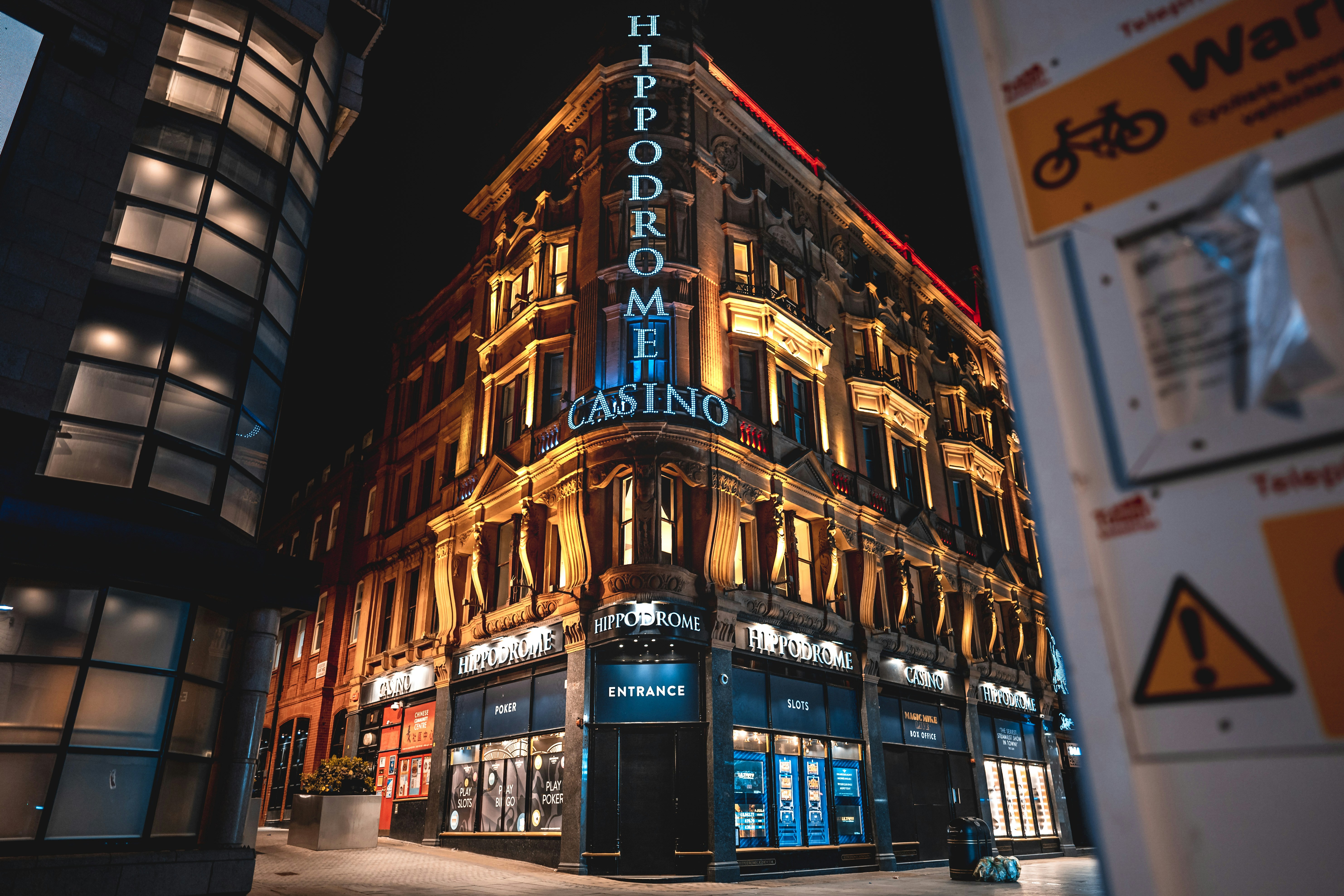 brown concrete building during nighttime
