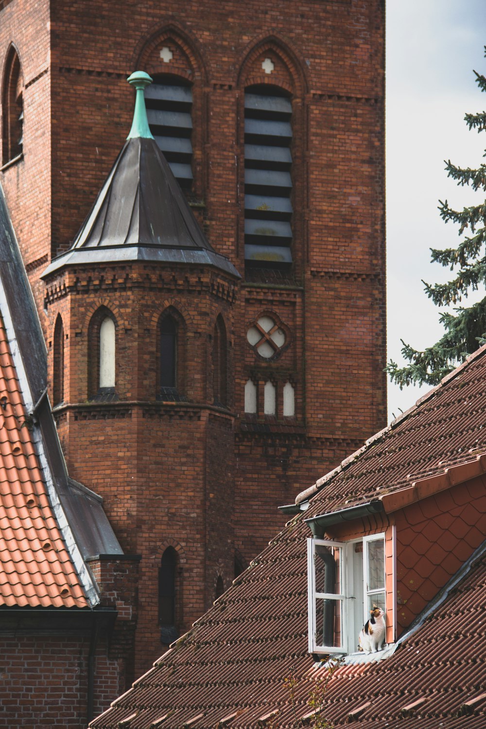 brown brick building during daytime