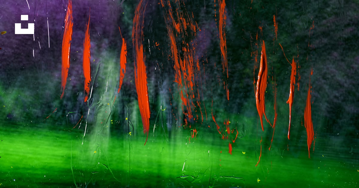 Green and orange abstract painting photo โ Free Abstract Image on Unsplash