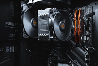 black and silver vinyl record player