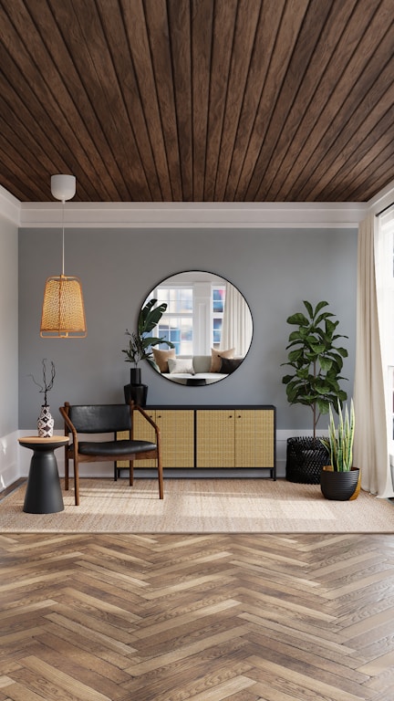 black and brown wooden table with chairs