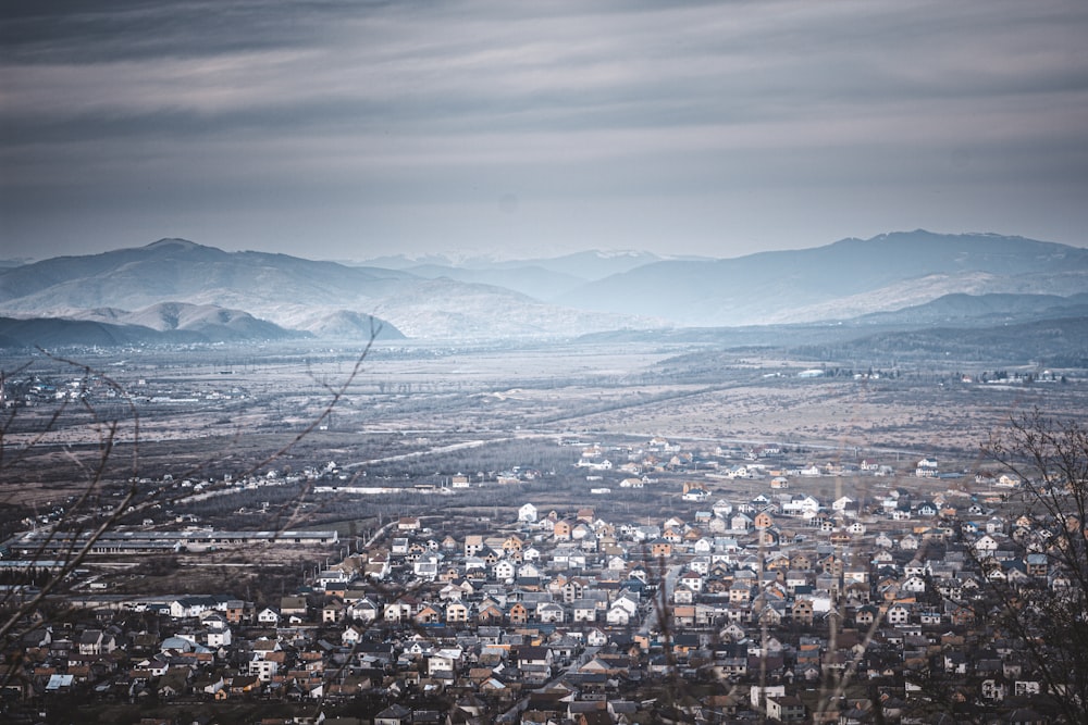 aerial view of city during daytime