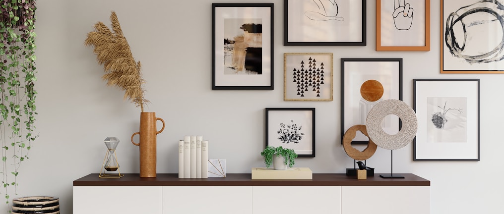 white wooden cabinet with mirror