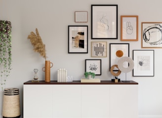 white wooden cabinet with mirror