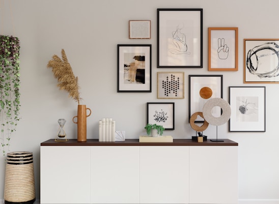 white wooden cabinet with mirror