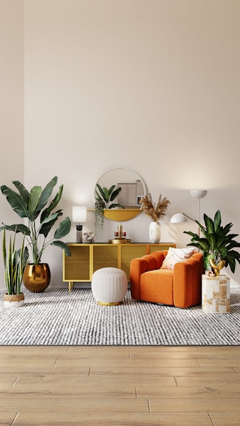 Détails décoratifs aux couleurs apaisantes