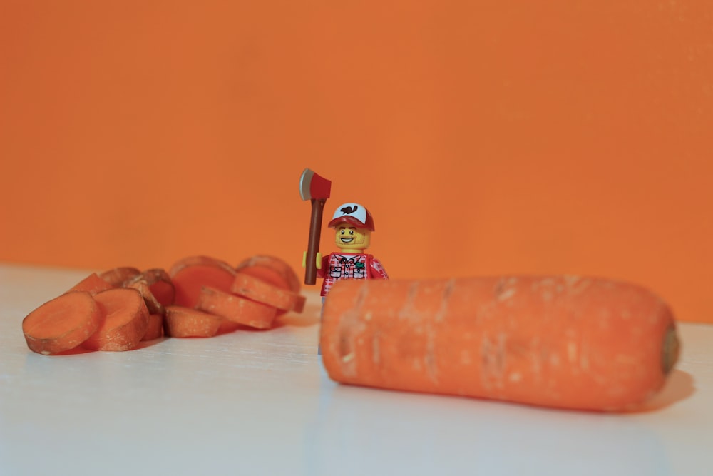 brown sausage on white table