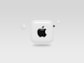 an apple logo on a white background