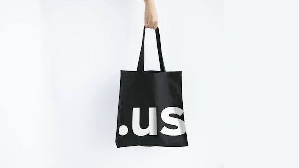 A stylish sforu tote bag packed and ready for shipment with modern packaging on a clean white surface.