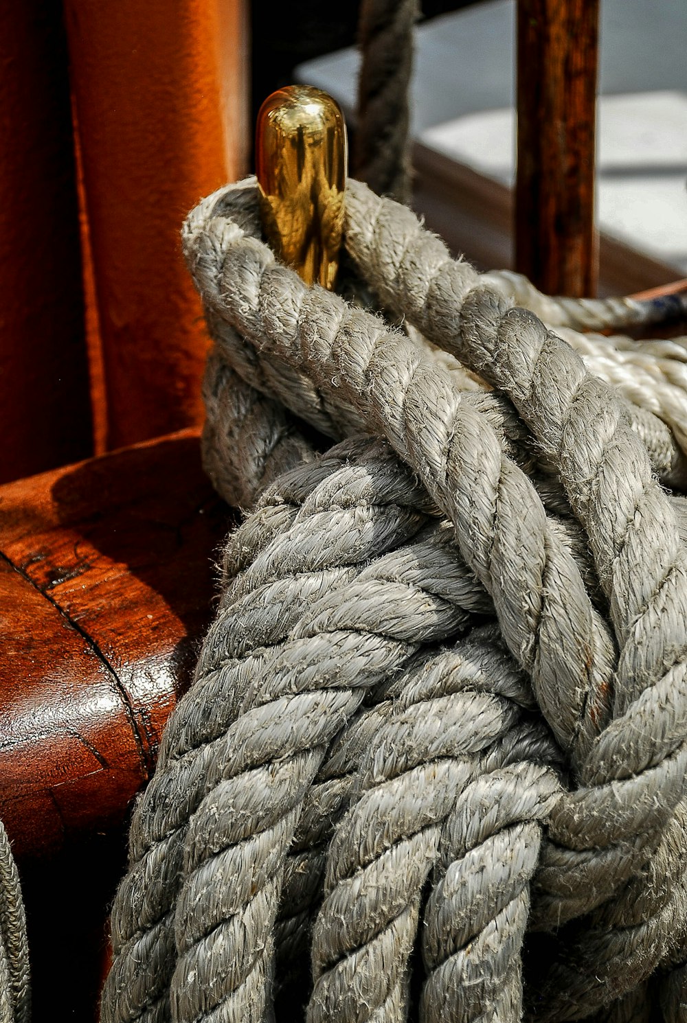 brown rope on brown wooden table