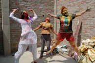 Nico, Lautaro, and Valentina celebrating a small victory with high energy.