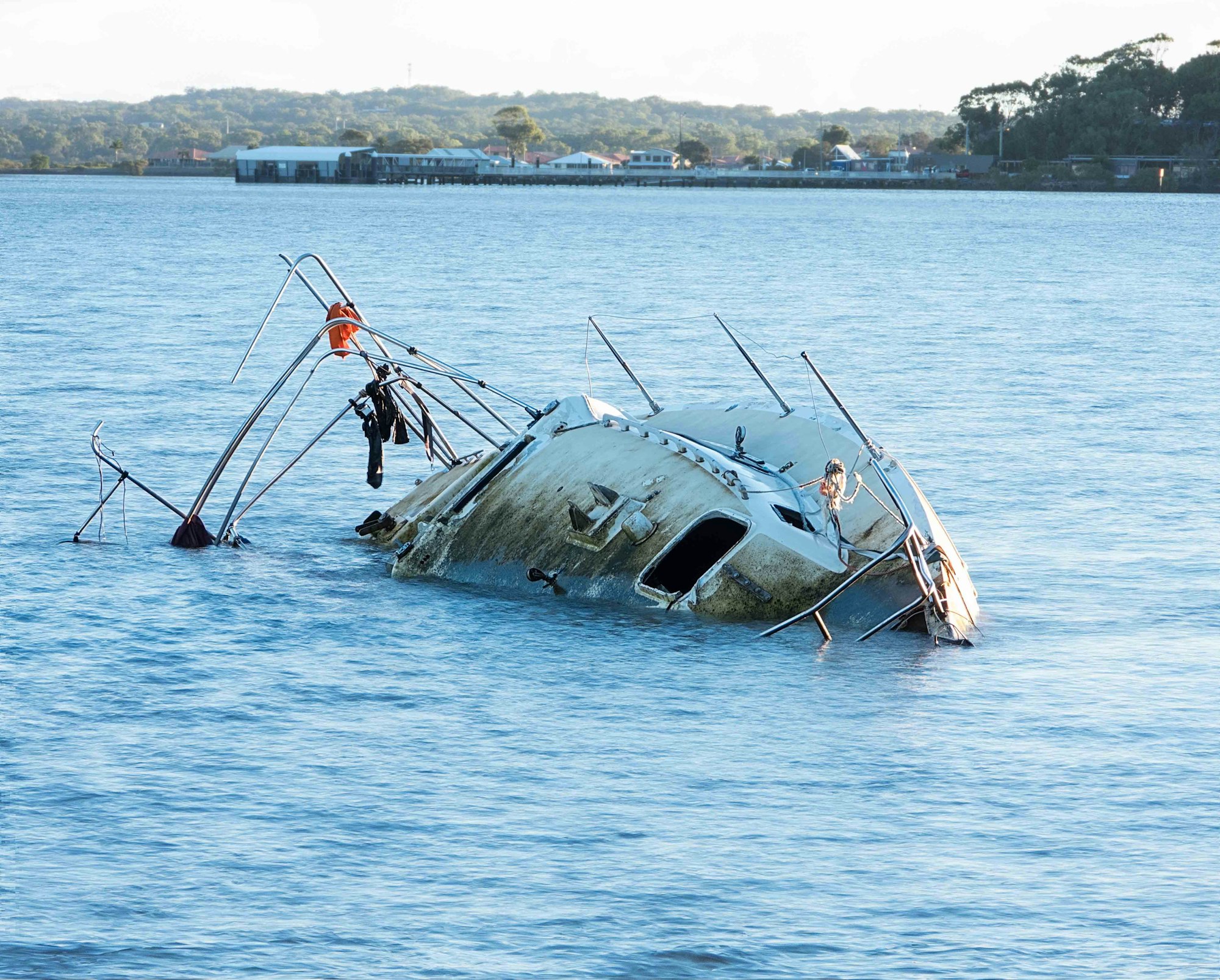 Sunken boat