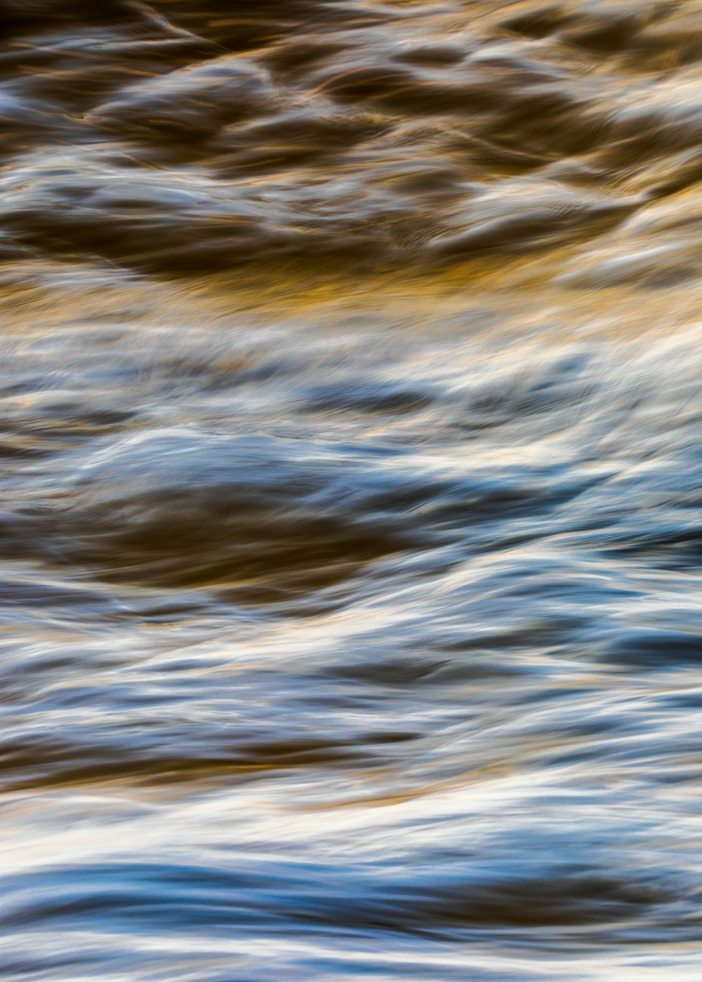 yellow and white body of water