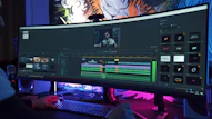 black flat screen computer monitor