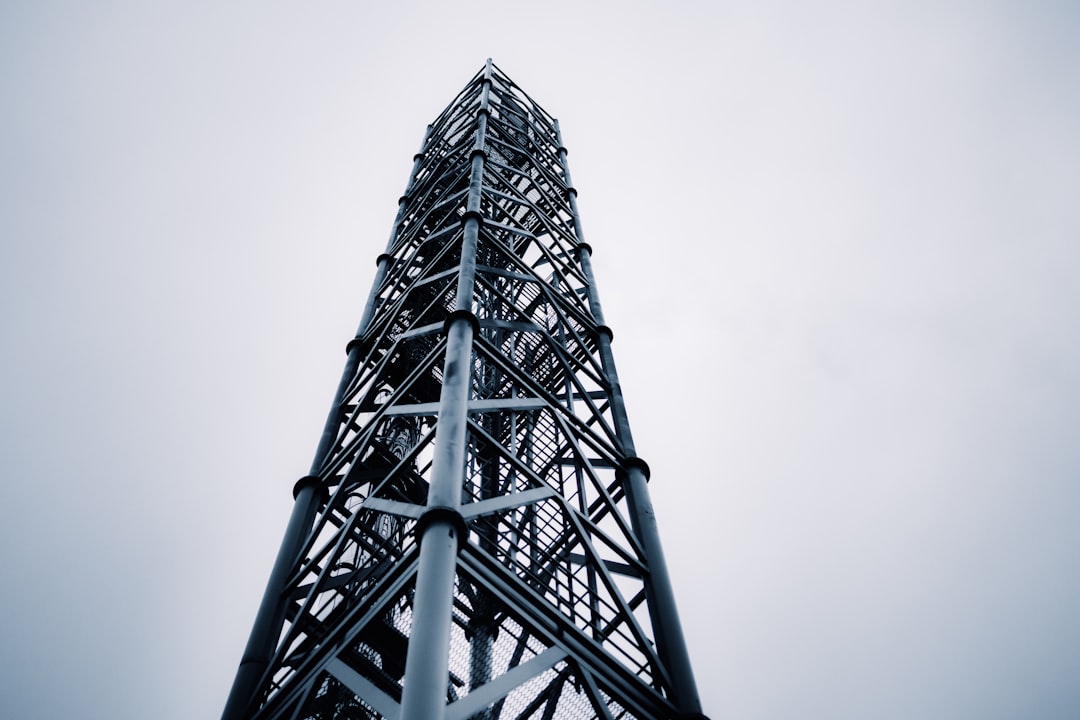 black metal tower under white sky