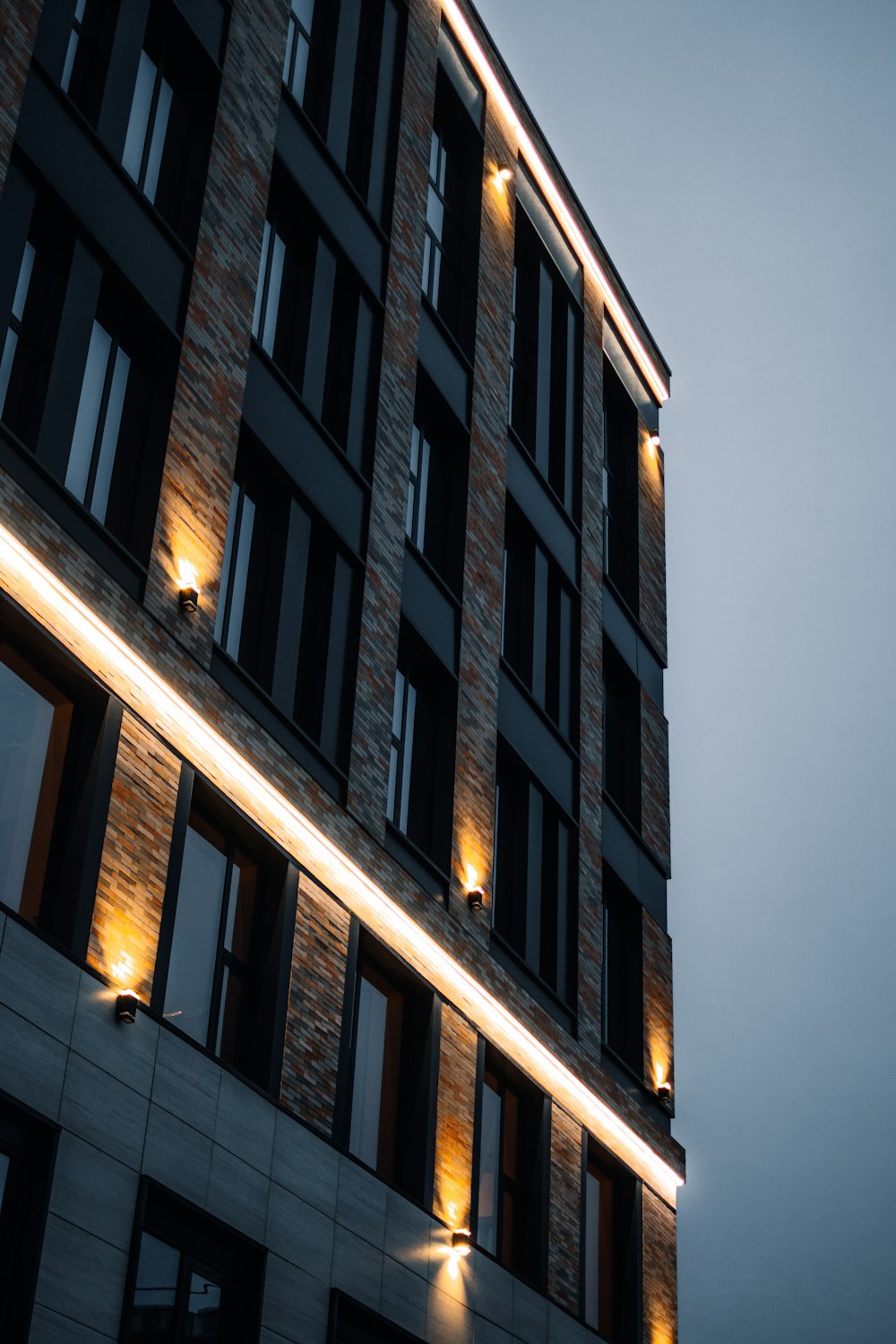 brown and black concrete building