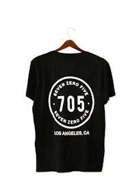 A bold t-shirt featuring a continuous line-art design of the Rochester skyline with the 585 area code integrated.