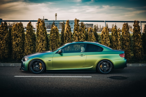 3M Green Satin Vinyl Car Wrap done at Elite Car Wraps, Las Cruces, NM.