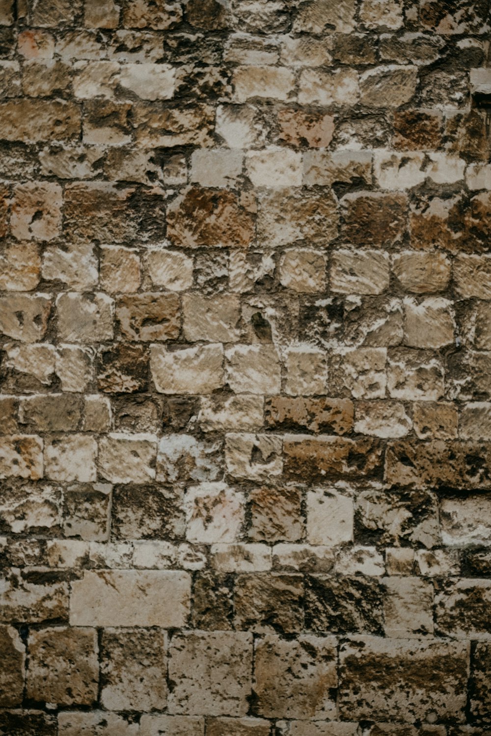 white and grey brick wall