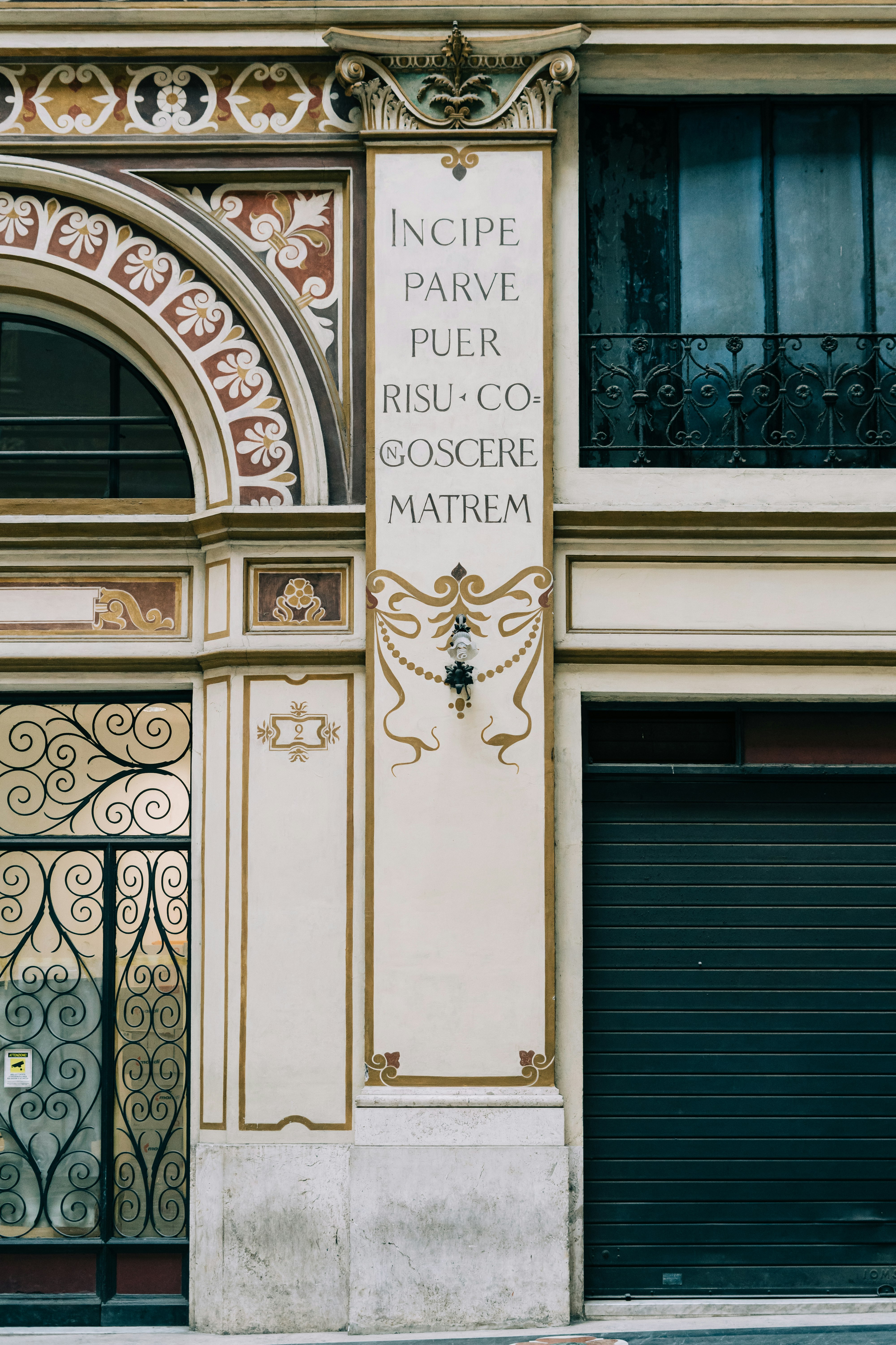 brown wooden door with brass door lever