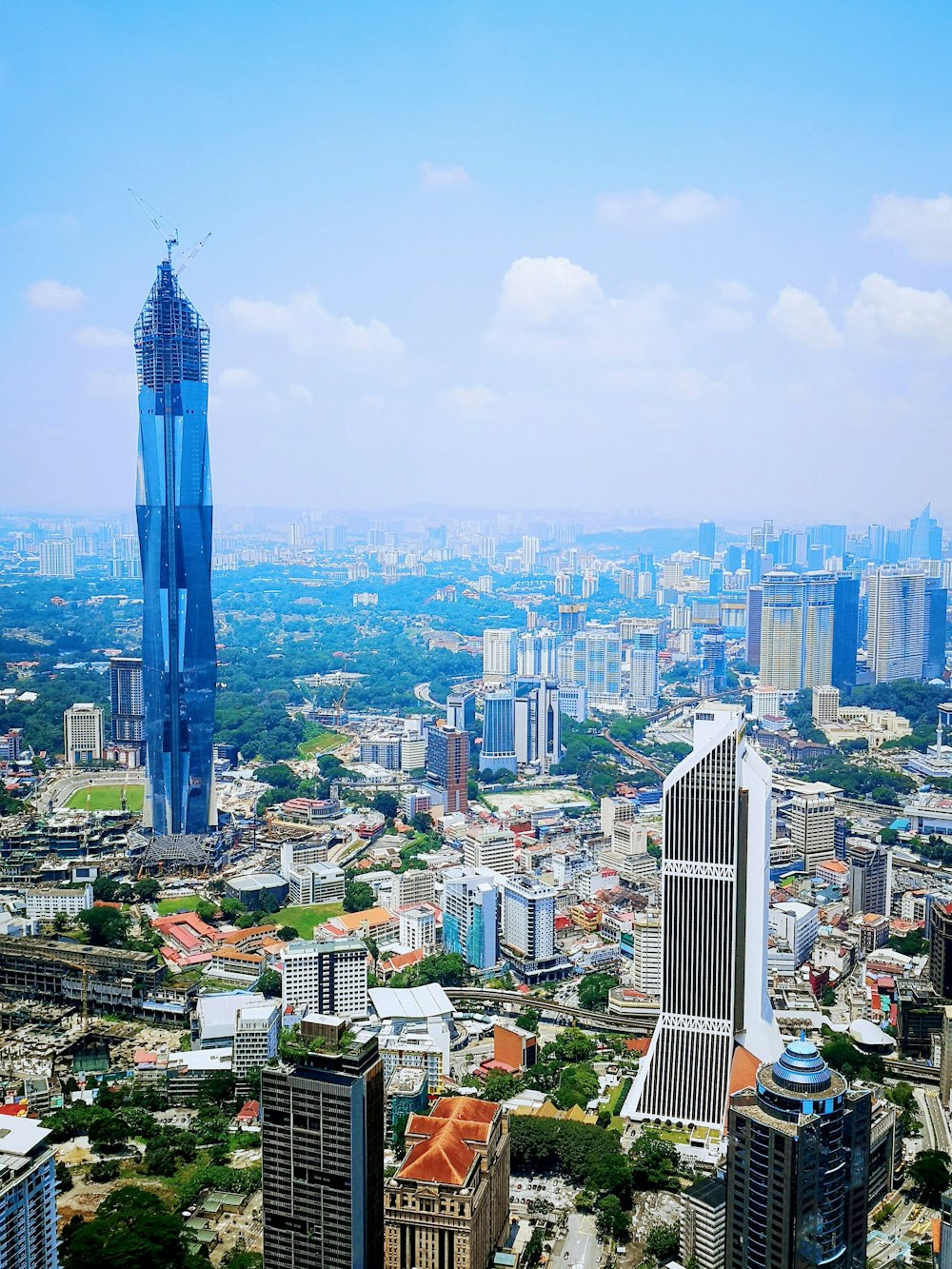 aerial view of city buildings during daytime