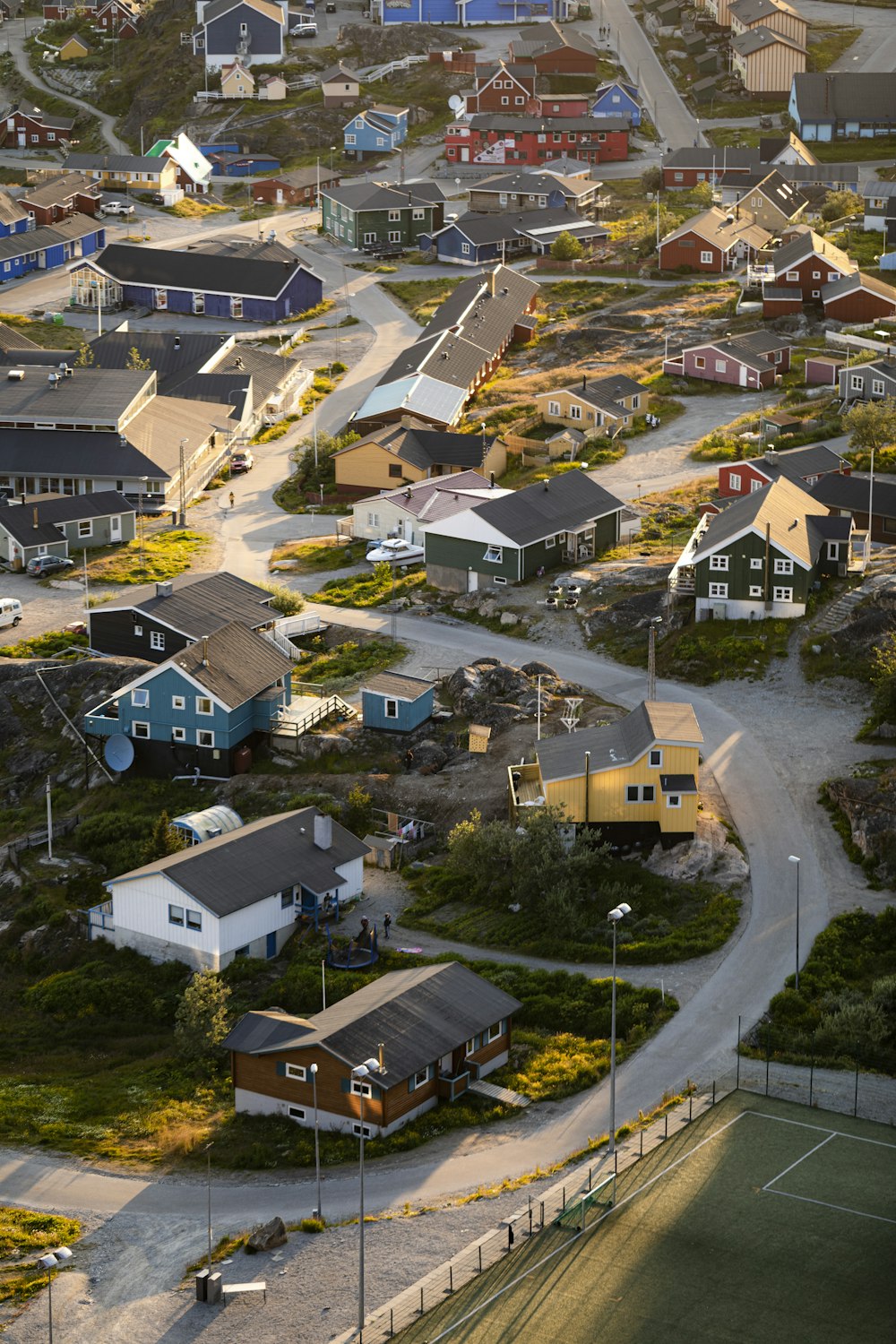 aerial view of city buildings during daytime