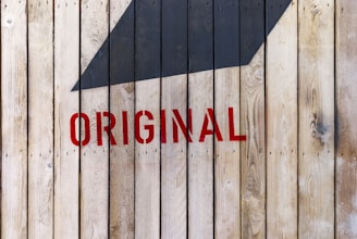 custom red stencil