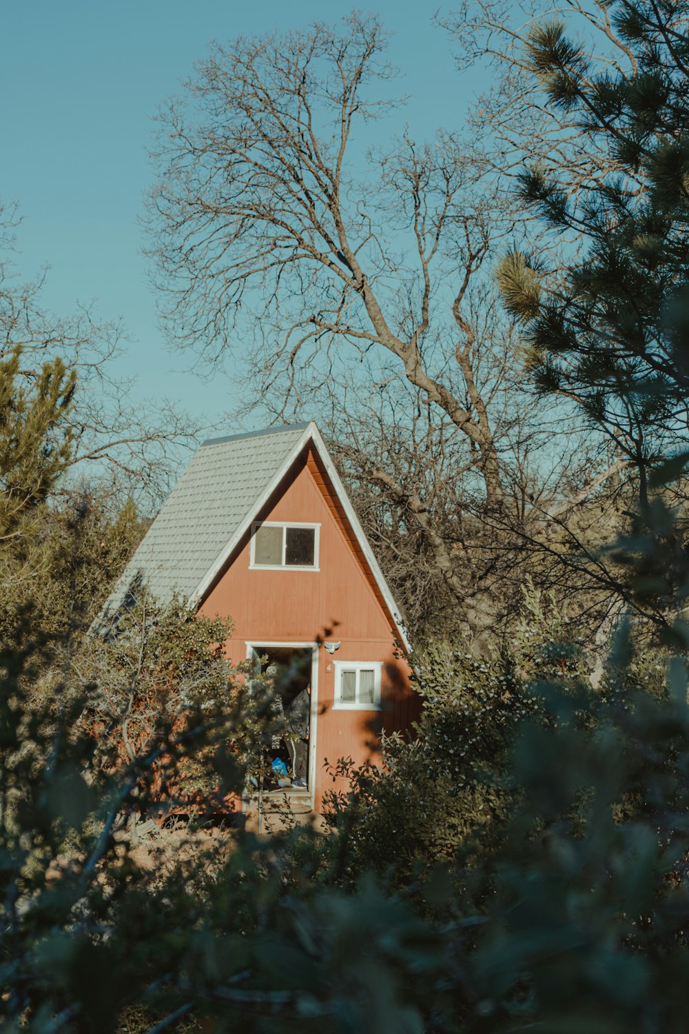 brown and white house near trees during daytime