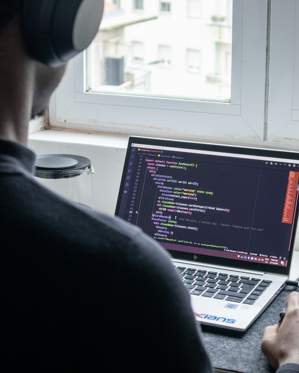 UI components arranged as modular blocks