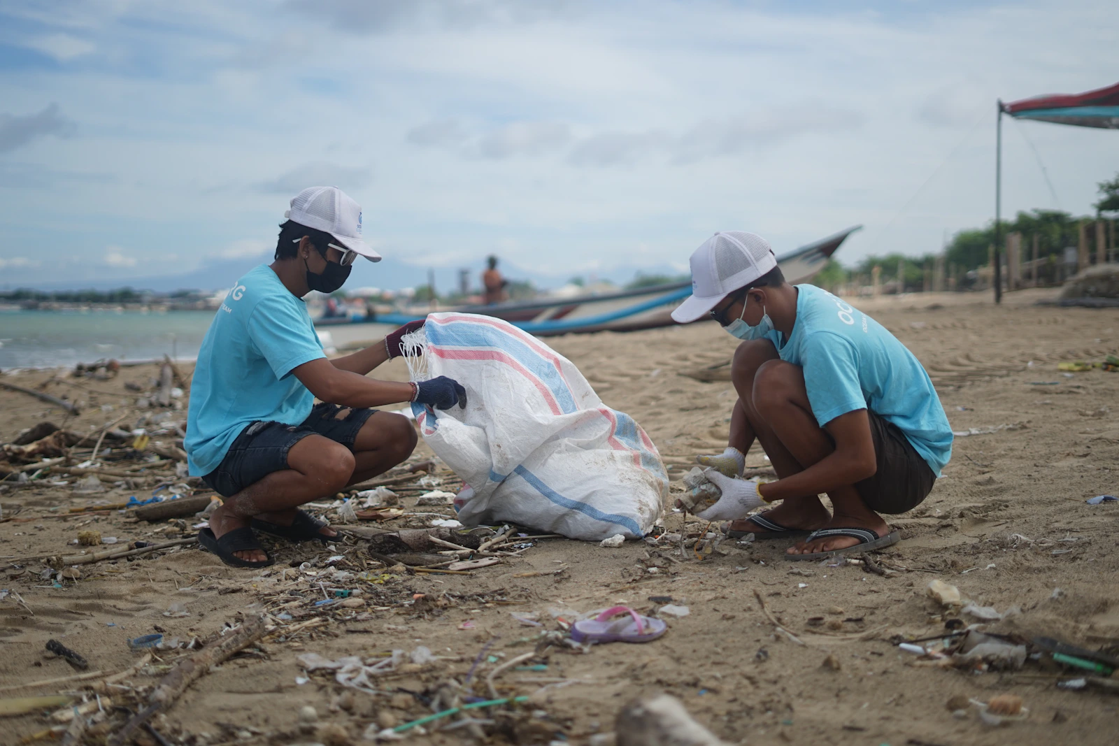 Beach conservation and waste collection
