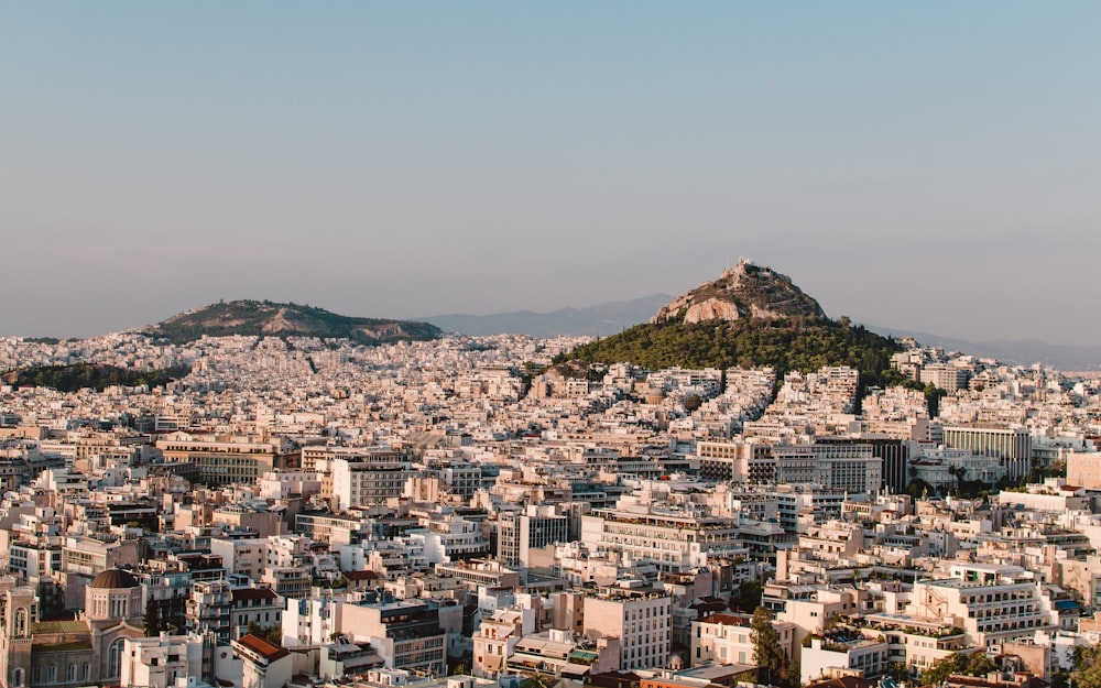 aerial view of city buildings during daytime