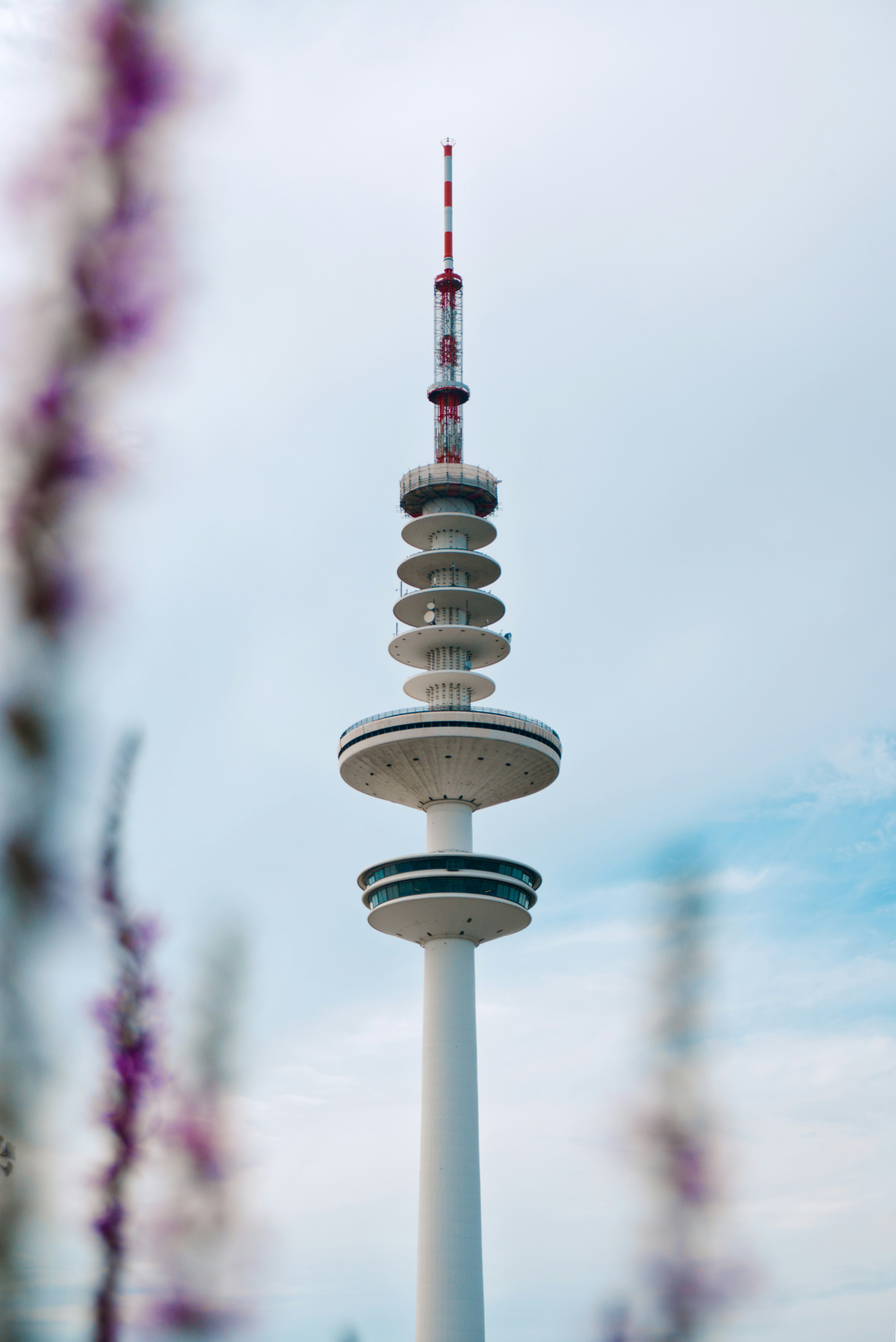 white and red tower during daytime