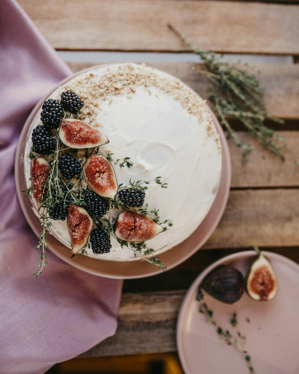 white and red floral ceramic plate