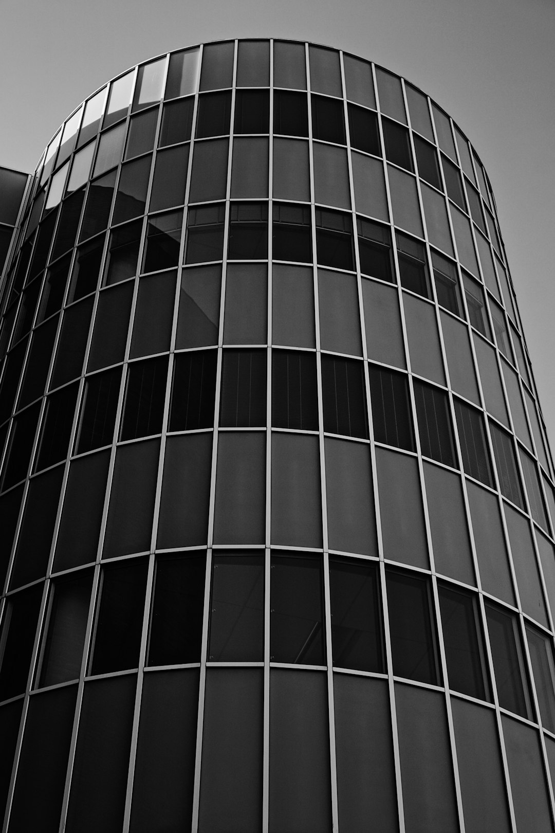 black and white high rise building