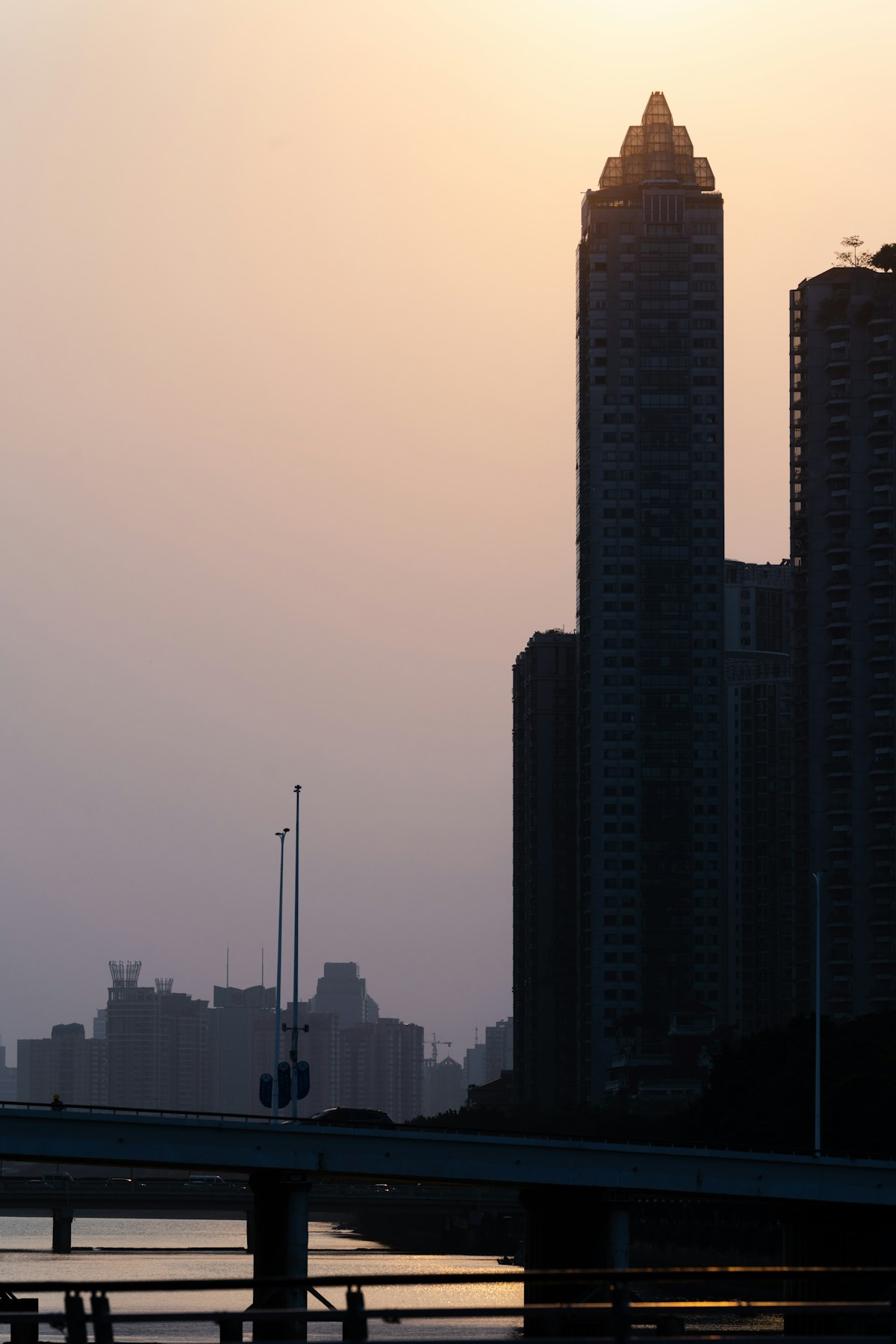 海心沙一帶的廣州城市天際線
