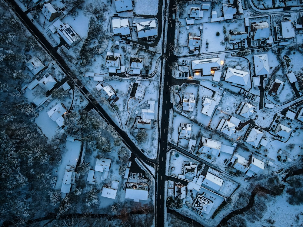 aerial view of city buildings during daytime