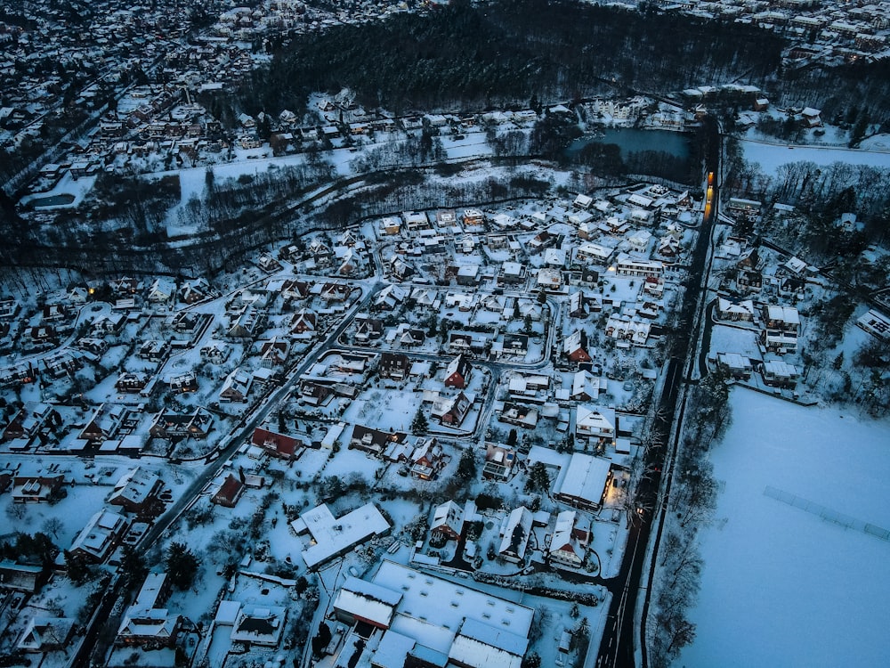 aerial view of city buildings during daytime