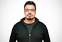 man in black zip up jacket