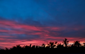 Beautiful sunset view from the retreat location.