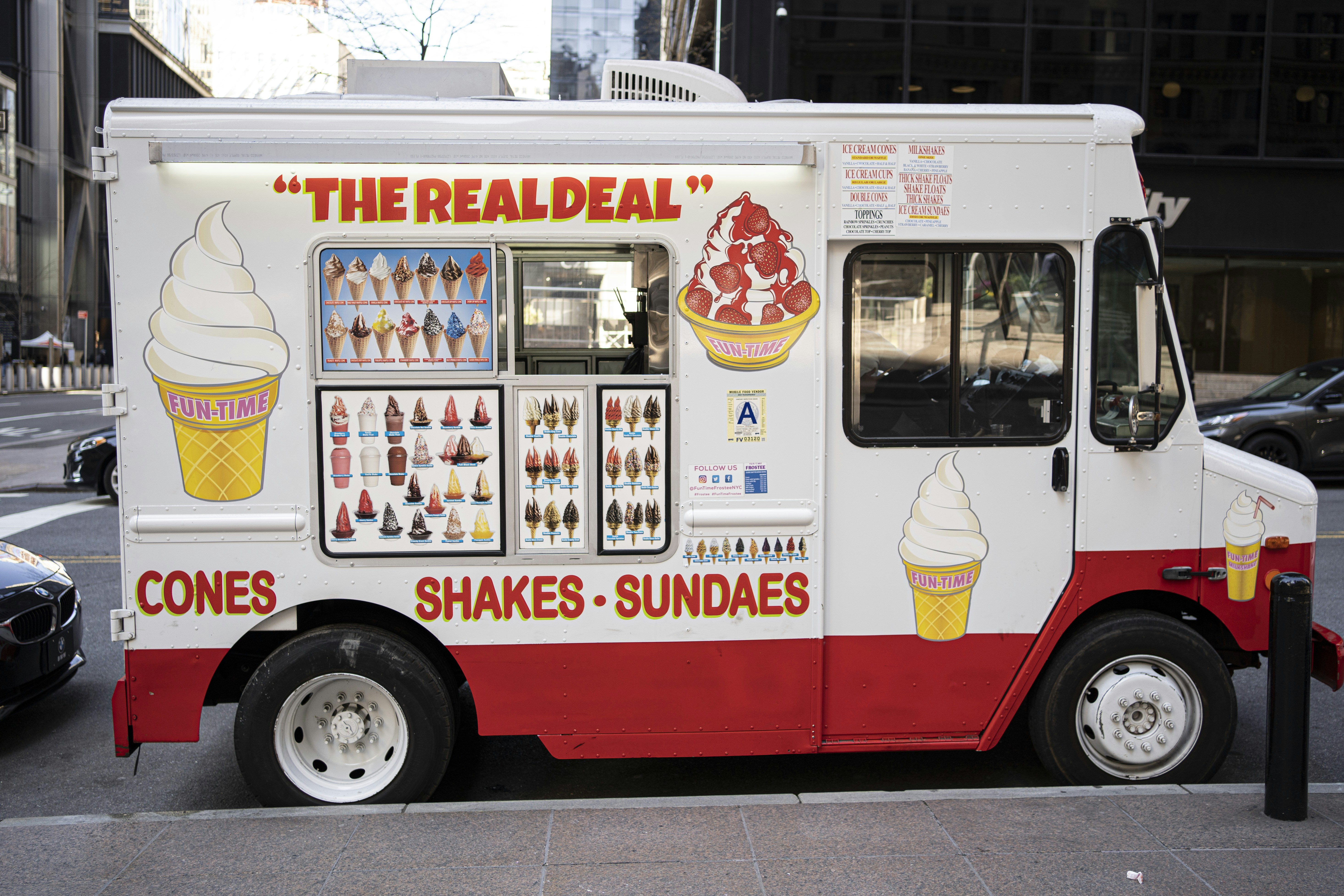 Ice Cream Truck Menu Prices
