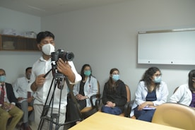 A professional team conducting clinical research.