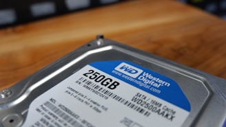 black samsung hard disk drive