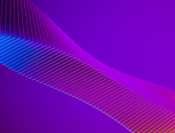 purple and blue light digital wallpaper