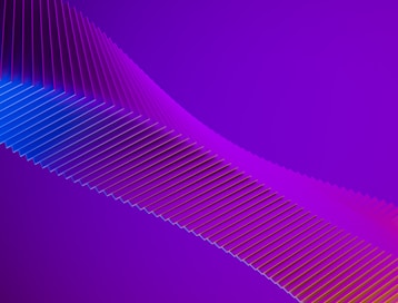 purple and blue light digital wallpaper
