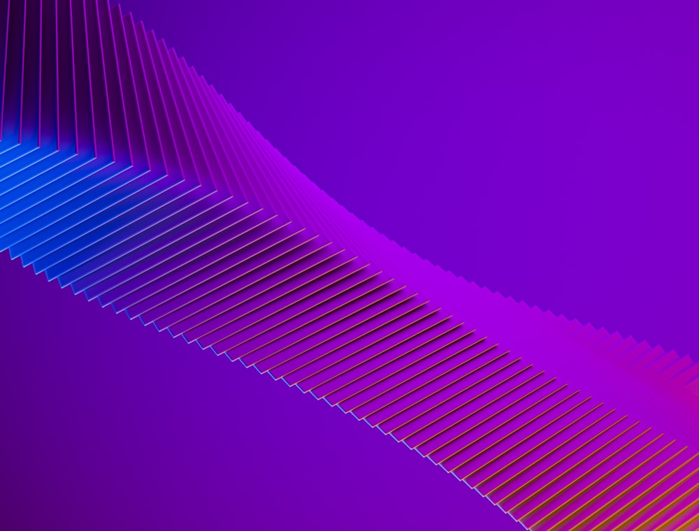 purple and blue light digital wallpaper