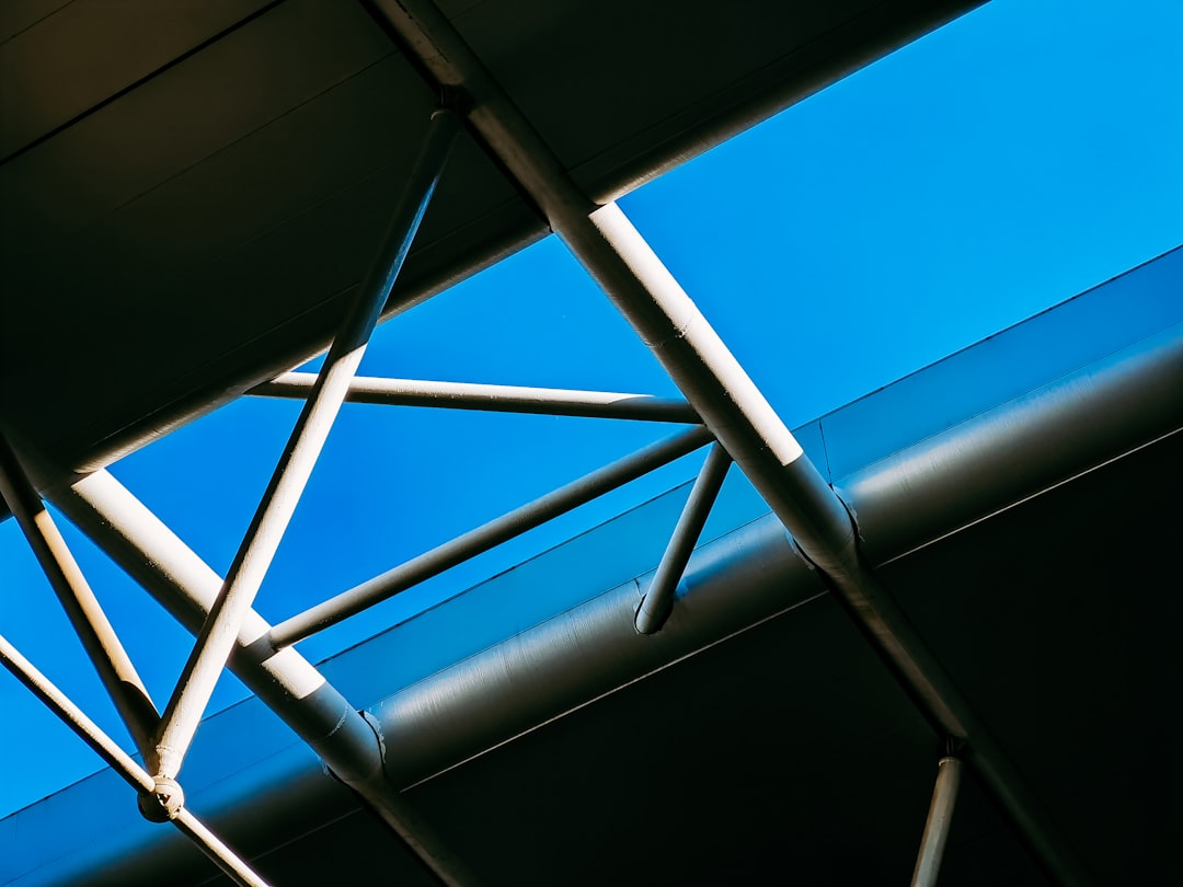 white metal frame under blue sky during daytime