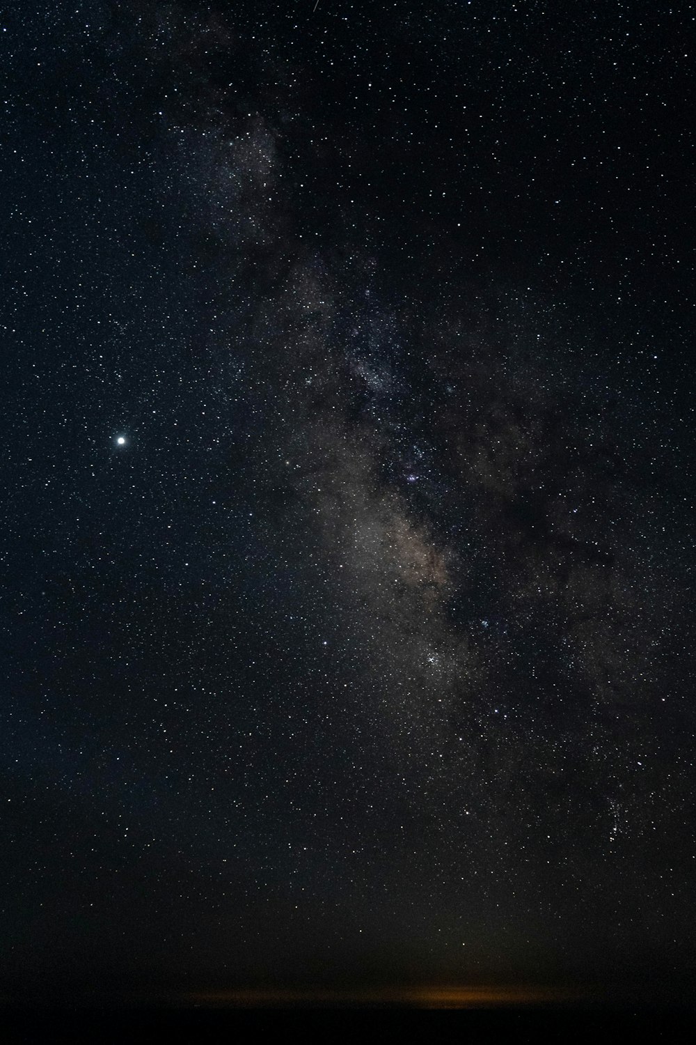 cielo notturno stellato durante la notte