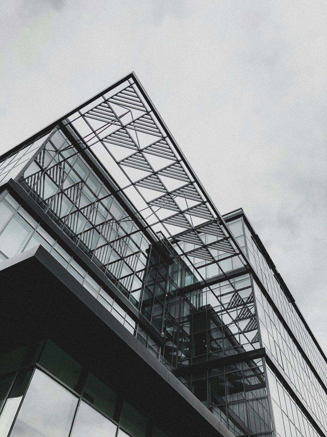 gray concrete building under gray sky