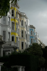 white and yellow concrete building