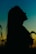 silhouette of woman during sunset